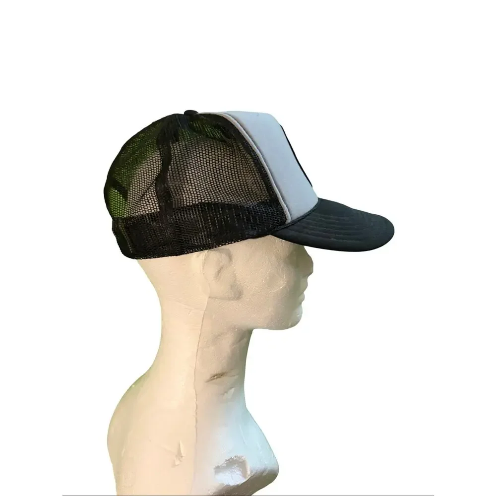 Motorcycle Missions Otto Trucker Hat Gray Black Snapback Mesh Cap OSFM